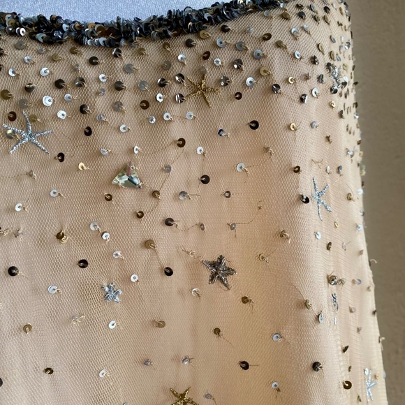 NWT Joie Garlen champagne sequined and embroidered sparkling camisole Size M - Picture 4 of 13